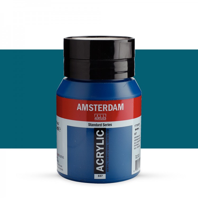 Amsterdam All Acrylıc Standart Serisi 500 Ml  Akrilik Boya - Greenısh Blue