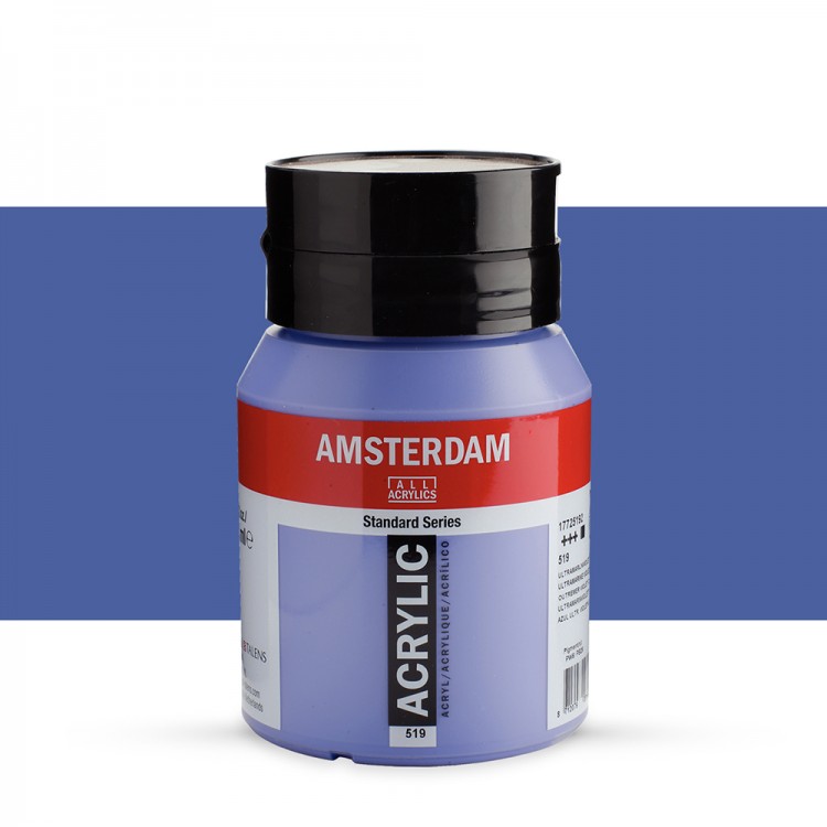 Amsterdam All Acrylıc Standart Serisi 500 Ml  Akrilik Boya - Ultramarıne Vıolet Lıght