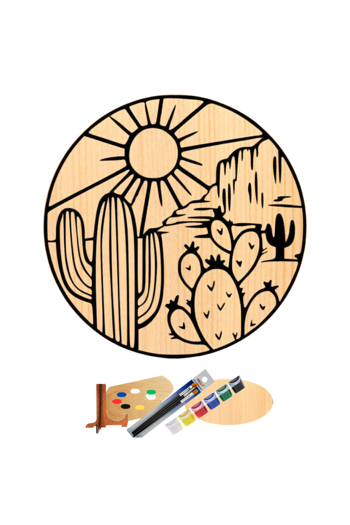 AHŞAP TUVAL BOYAMA SETİ 20 CM HPNAB002 AHŞAP TUVAL BOYAMA SETİ 20 CM HPNAB002