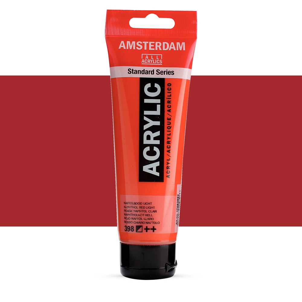 Amsterdam Akrilik  120ml. Naph. Red Lt. 398