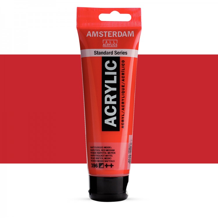 Amsterdam Akrilik  120ml. Naph. Red Md. 396