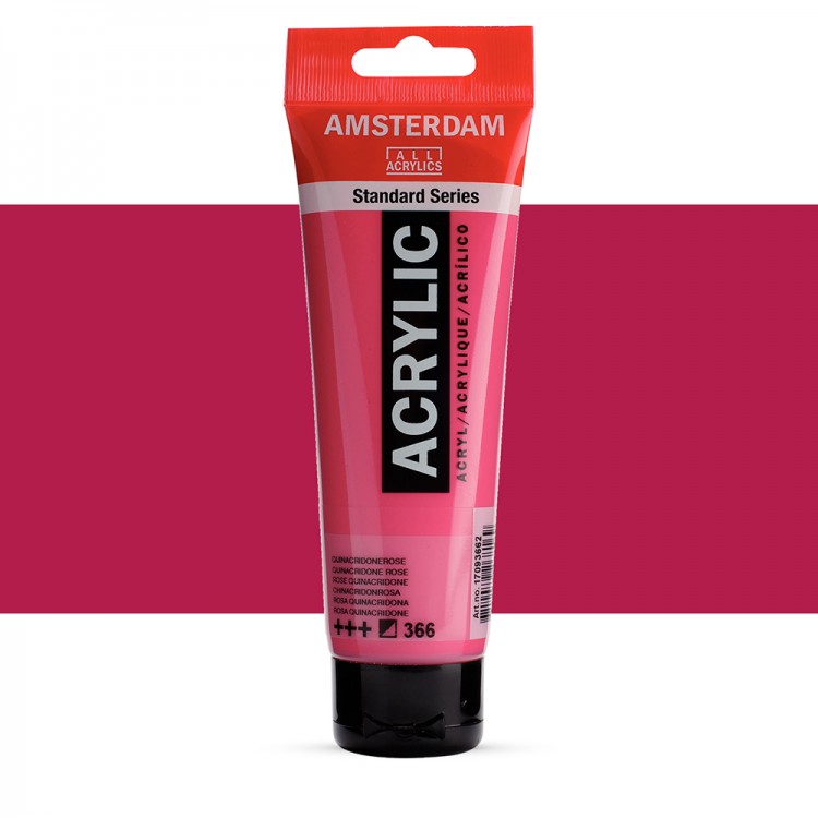 Amsterdam Akrilik  120ml. Quınacr. Rose 366