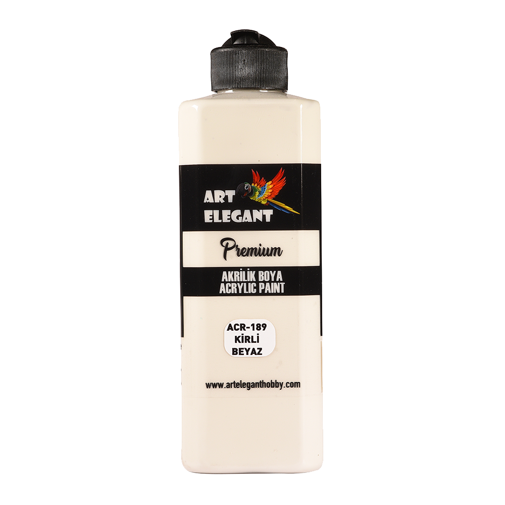 Art Elegant Akrilik Boya 400 Ml Kirli Beyaz