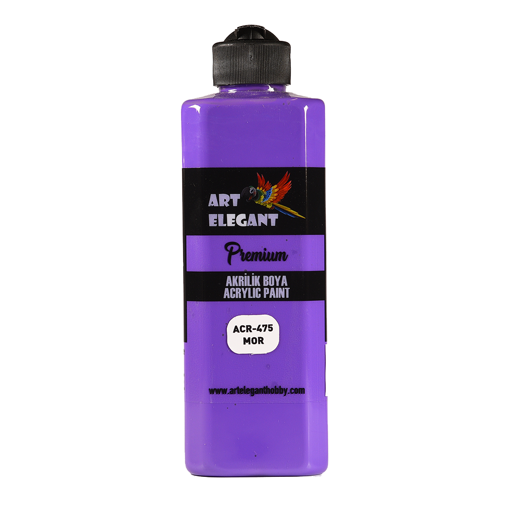 Art Elegant Akrilik Boya 400 Ml Mor