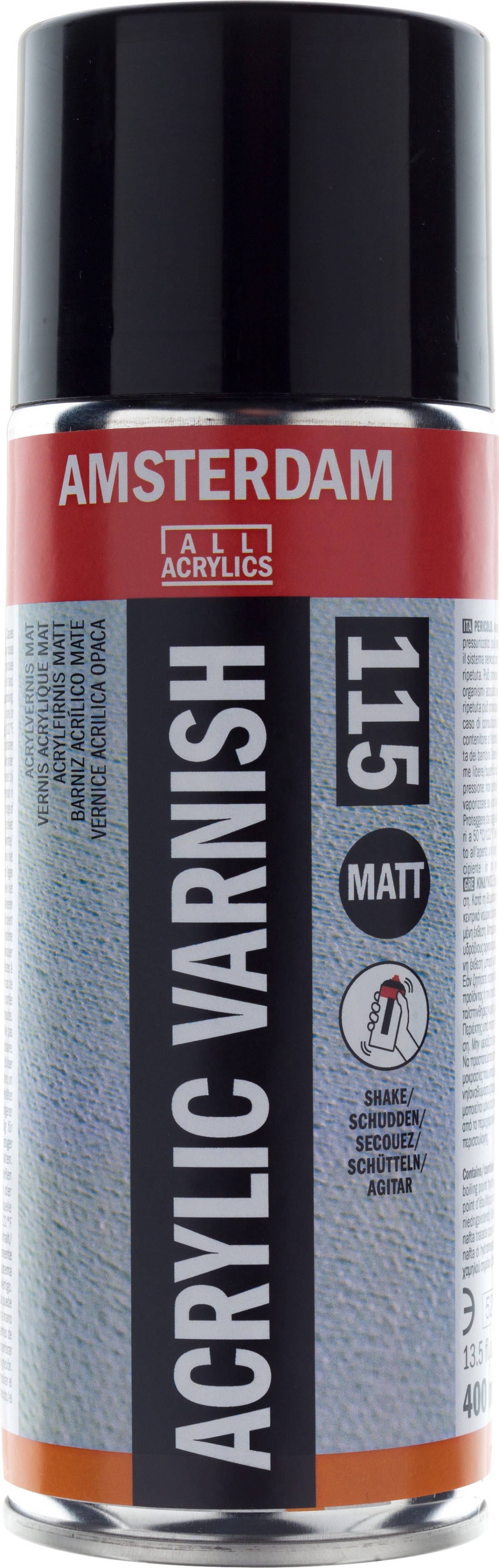 Amsterdam Acrylic varnish 115 matt spray can 400 ml