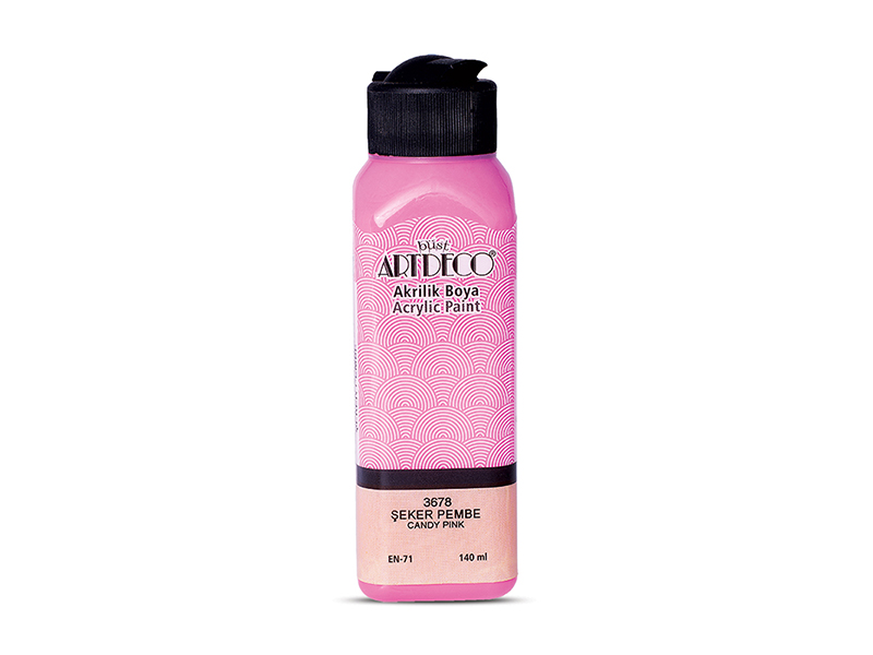 Artdeco Akrilik Boya 140ml Şeker Pembe 3678 Artdeco Akrilik Boya 140ml Şeker Pembe 3678