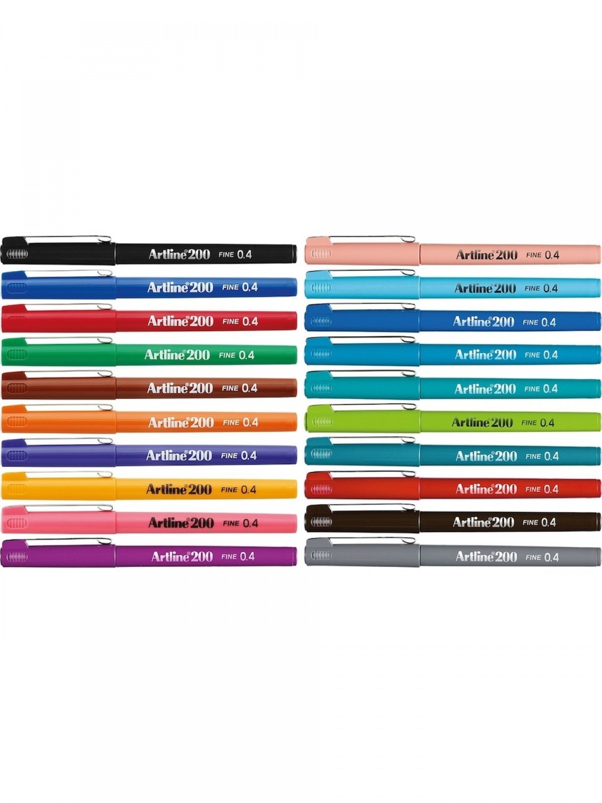 Artline 200 Fineliner 20 Renk Set