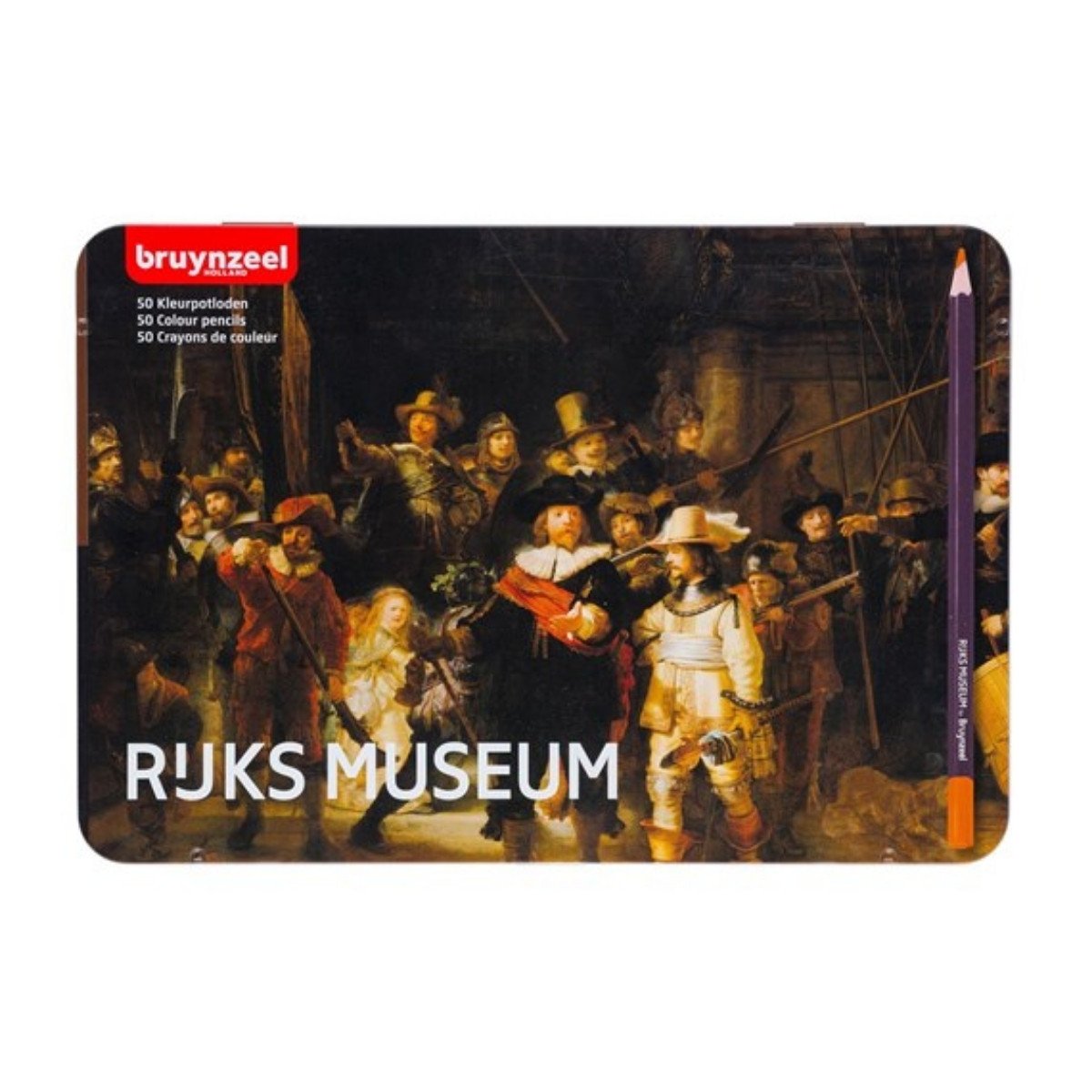 Bruynzeel Colour pencil tin Rijksmuseum - The Night Watch | 50 colours