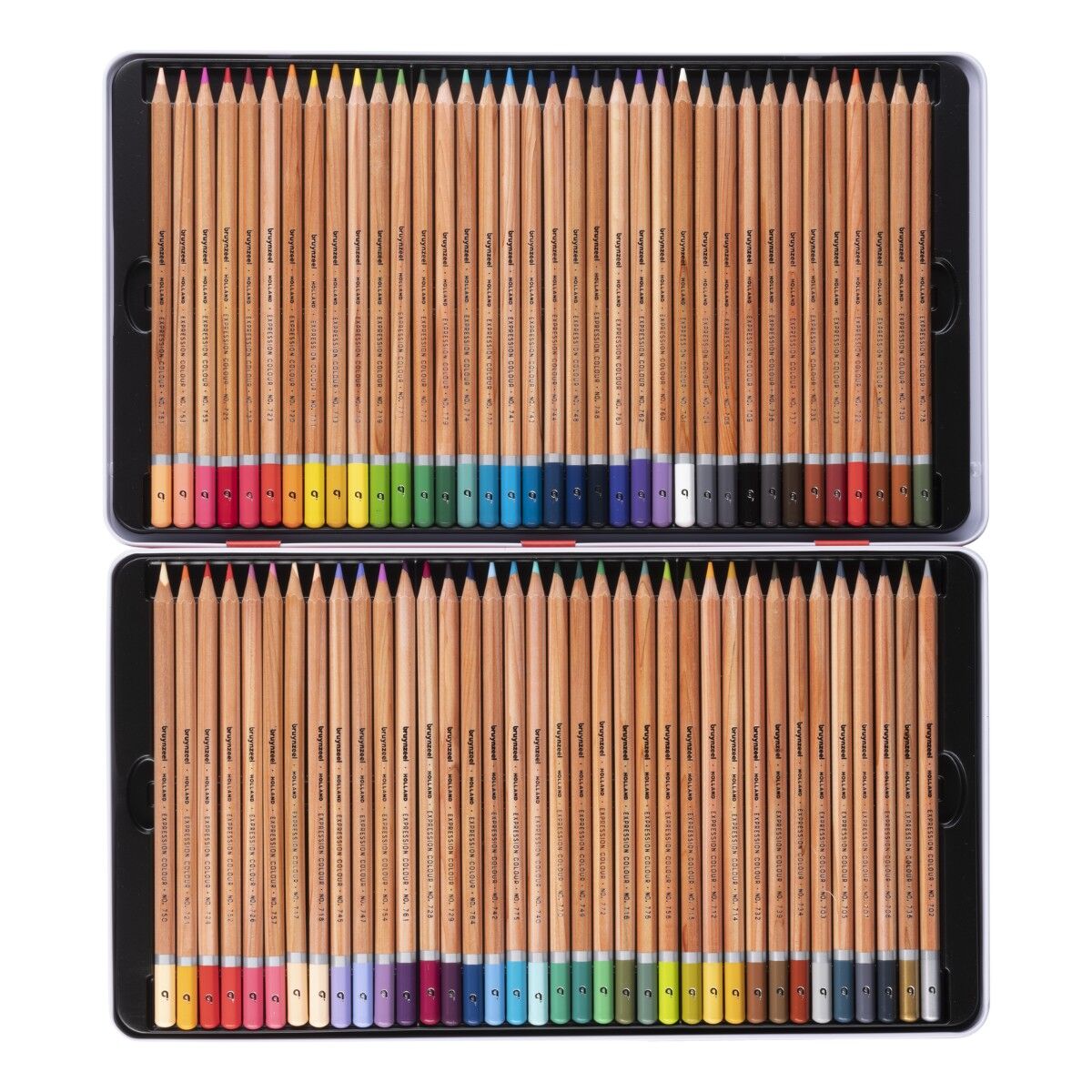 Bruynzeel Expression colour pencil tin | 72 colours