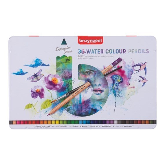 Bruynzeel Expression watercolour pencil tin | 36 colours Bruynzeel Expression watercolour pencil tin | 36 colours