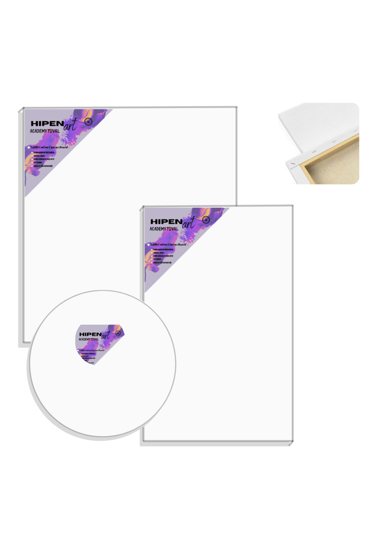 DAİRE TUVAL AKADEMİ 10 CM DAİRE TUVAL AKADEMİ 10 CM