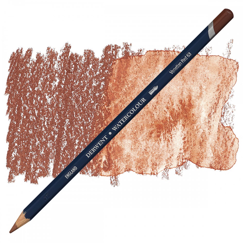 derwent watercolor pencil venetian red 63