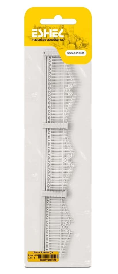 Eshel Maket Antre Romalı Çit 1/100 3lü
