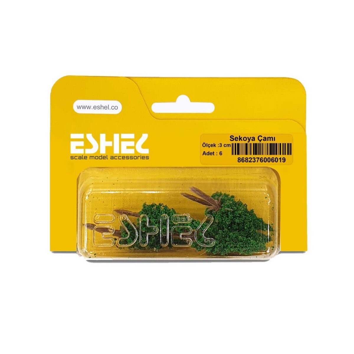 Eshel Maket Sekoya Çamı 3cm 6lı
