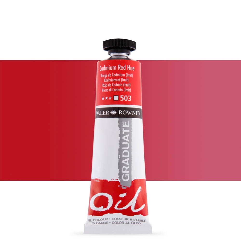 graduate yagli boya grad oil 38ml cad red hue 503