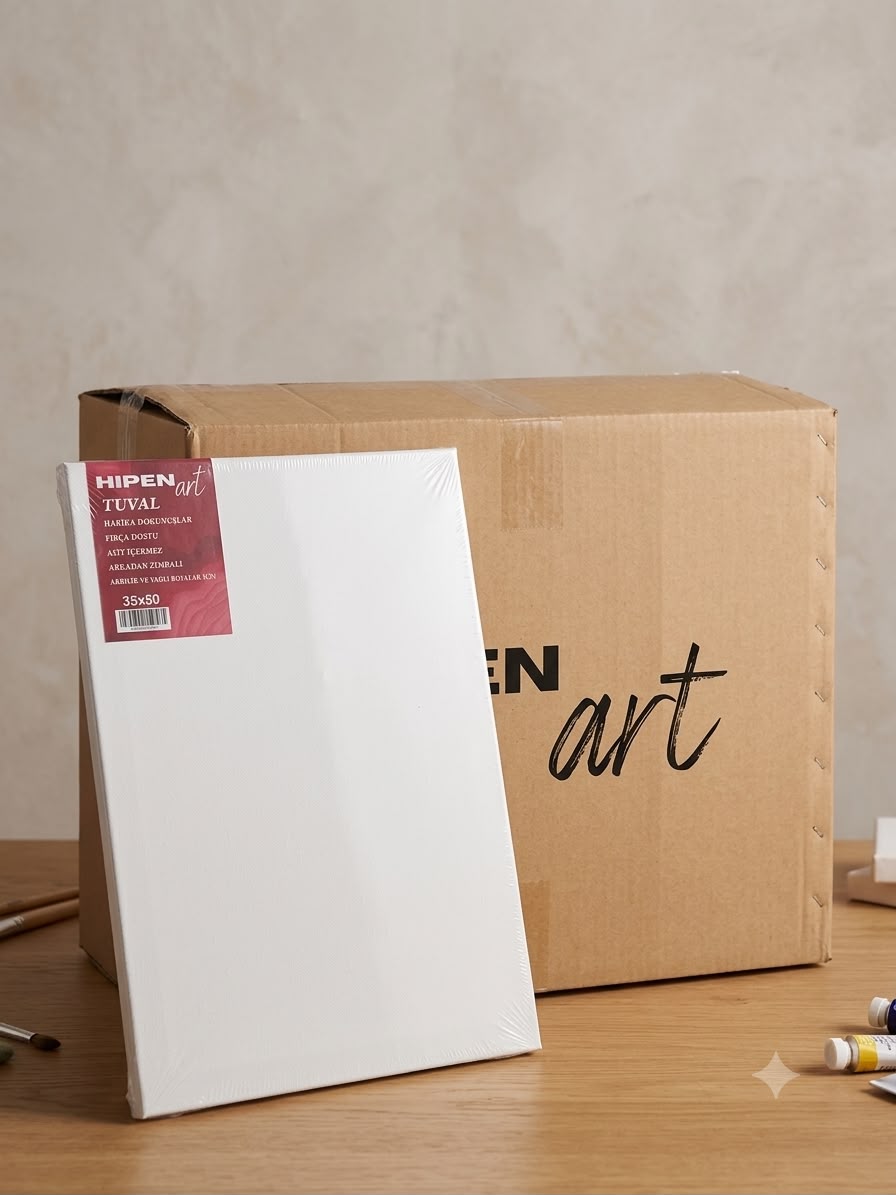 HIPENART 35x50 STANDART TUVAL 1 KOLİ (50 ADET) HIPENART 35x50 STANDART TUVAL 1 KOLİ (50 ADET)
