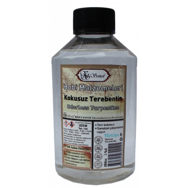KOKUSUZ TEREBENTİN 250cc KOKUSUZ TEREBENTİN 250cc