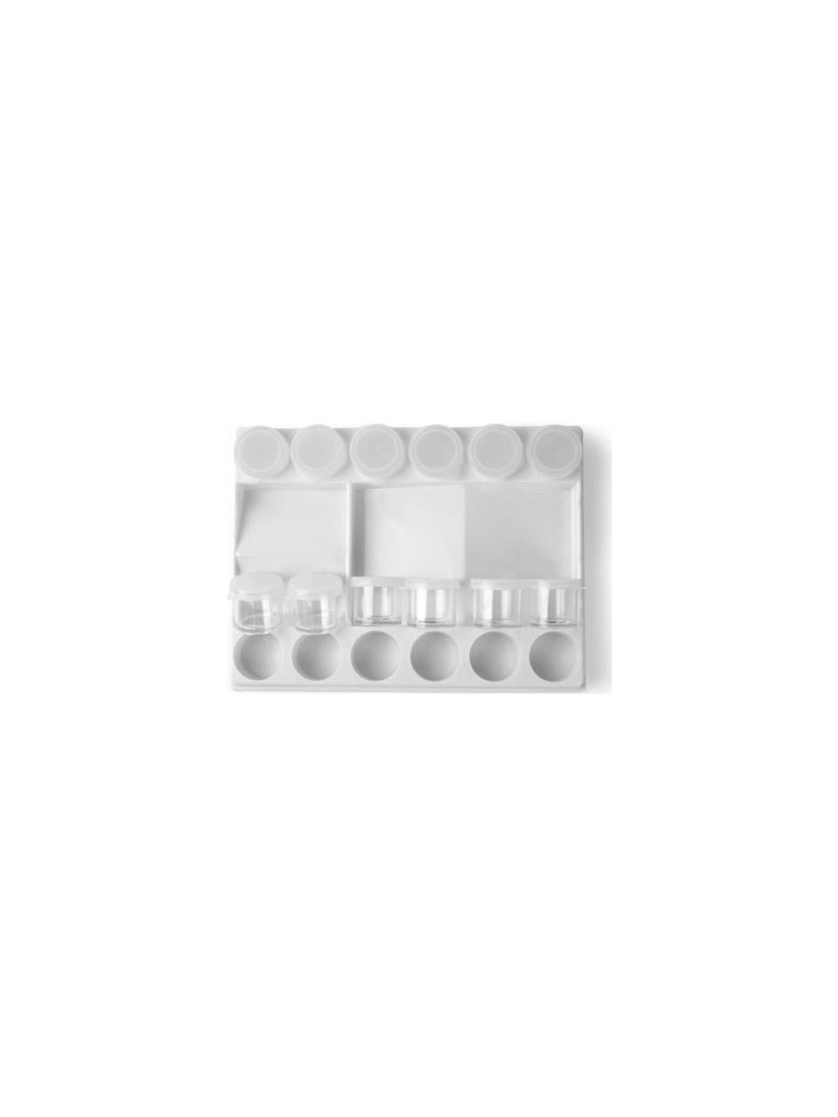 Lutart 14x20 12 Godeli Fırçalıklı Plastik Palet Elips Lp-7490 Lutart 14x20 12 Godeli Fırçalıklı Plastik Palet Elips Lp-7490
