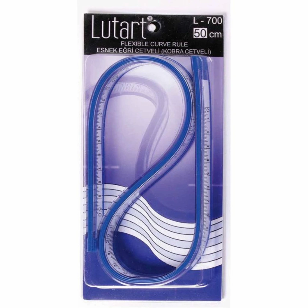 Lutart Kobra (Eğri Çizim) Cetveli La-L700-50Cm Lutart Kobra (Eğri Çizim) Cetveli La-L700-50Cm