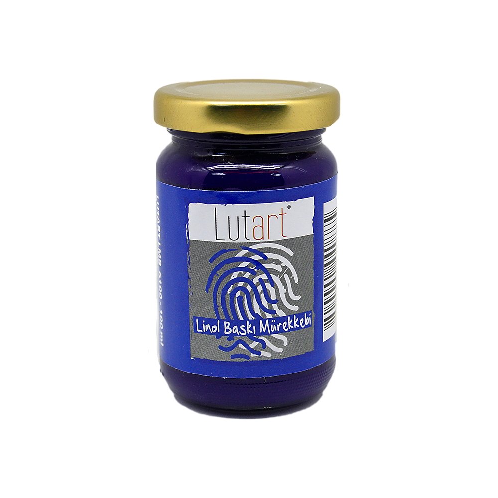 Lutart Mavi 100Ml Linograf Baskı Mürekkebi