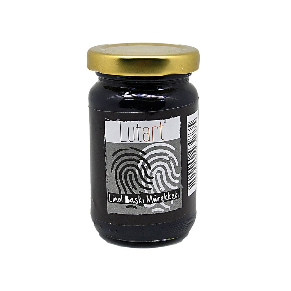Lutart Siyah 100Ml Linograf Baskı Mürekkebi