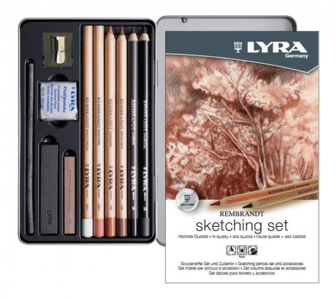 Lyra Rembrandt Sketching 11'li Metal Kutu