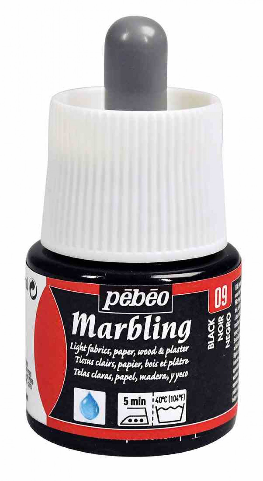 Marblıng Ebru Boy.45 Ml Şişe Black Marblıng Ebru Boy.45 Ml Şişe Black