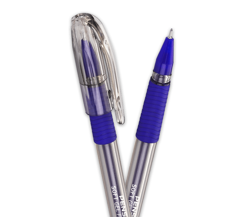 pensan soft gel fine tukenmez kalem mavi 0 5mm