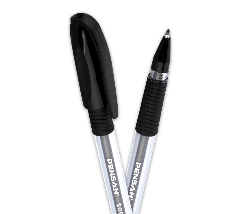 Pensan Soft Gel Tükenmez Kalem Siyah 0.7mm
