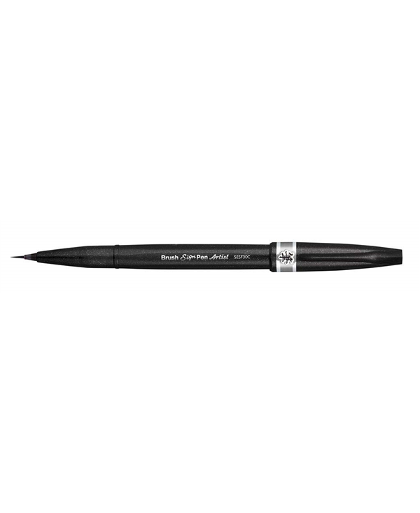 Pentel Artist  Fırça Uçlu Ekstra İnce Marker Grey