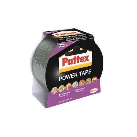Pattex---power Tape Gri 50mm X 10m