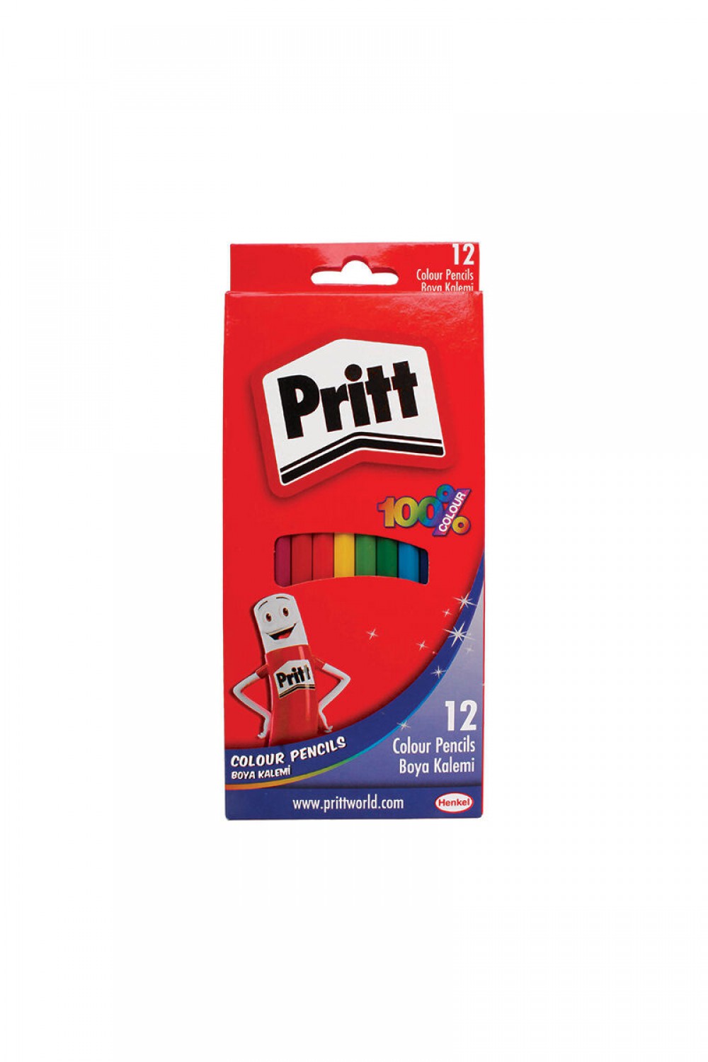Pritt Boya Kalemi 12 Renk Karton Kutu