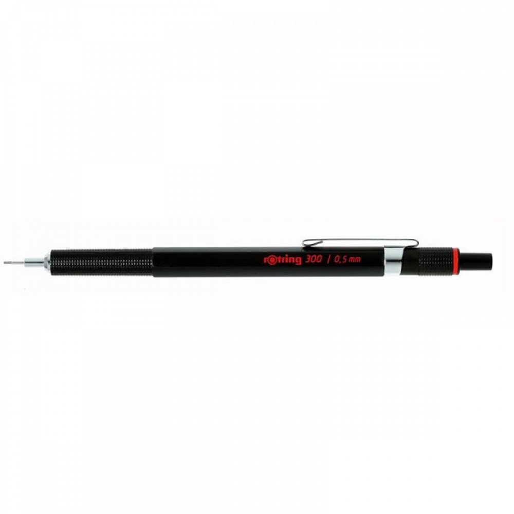 rotring 300 mekanik kursun kalem siyah 0 5 mm