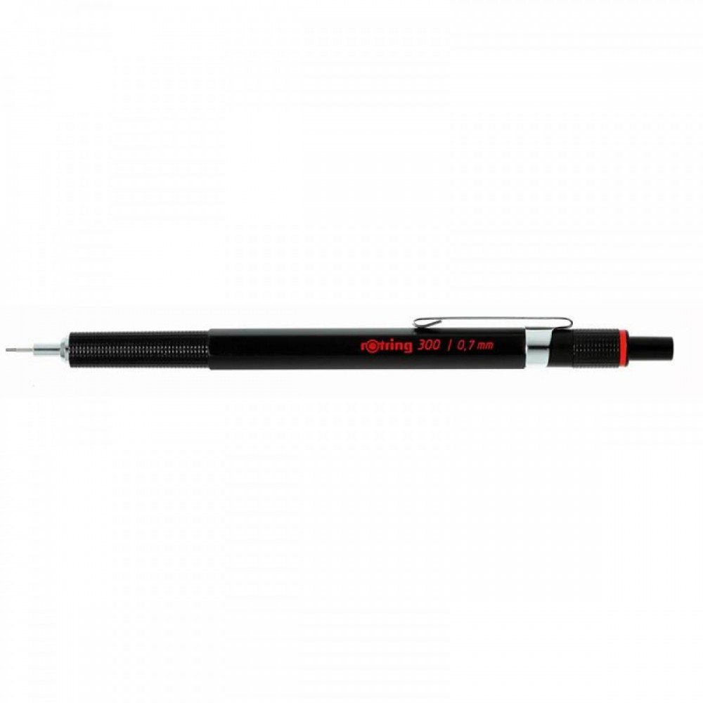 rotring 300 mekanik kursun kalem siyah 0 7 mm
