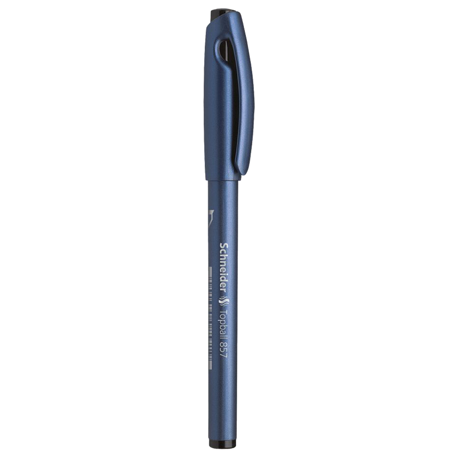schneider topball 857 konik uclu roller kalem 0 6 mm siyah
