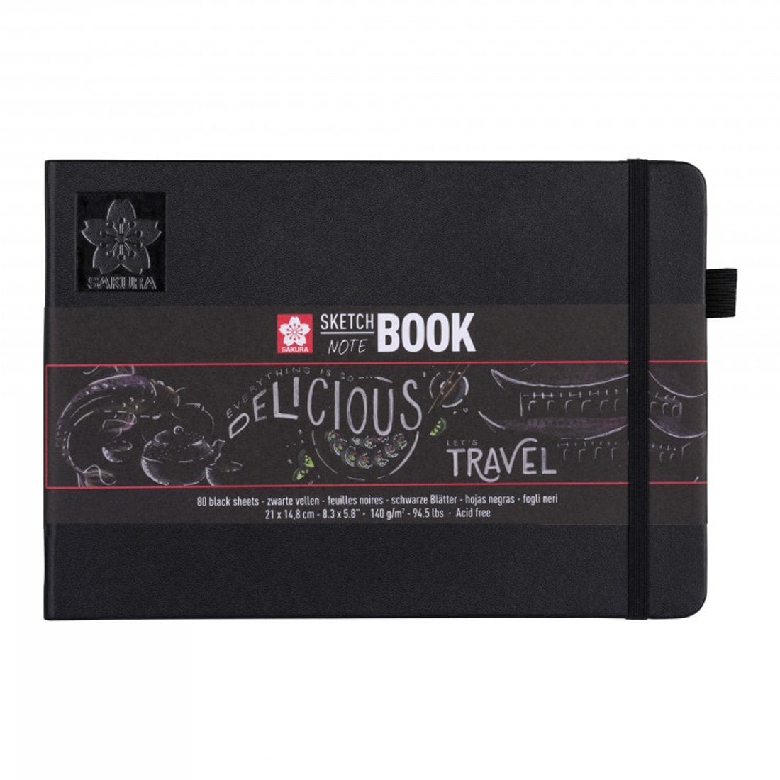 Sakura Sketch/notebook black paper | 21 x 14.8 cm, 140 g, 80 pages