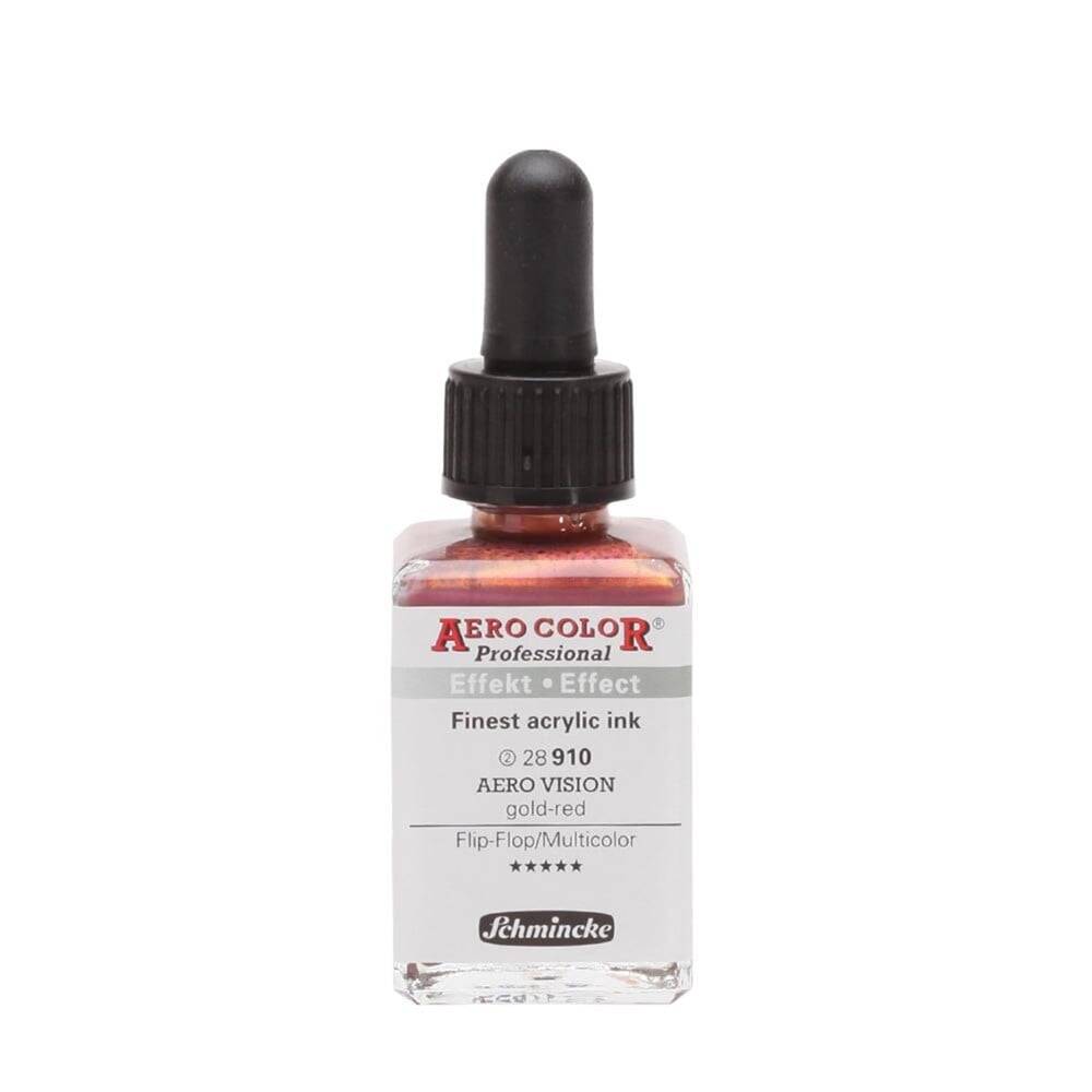 Schmincke Aero Color Akrilik Mürekkep 28 ml 910 Aero Vision Gold Red