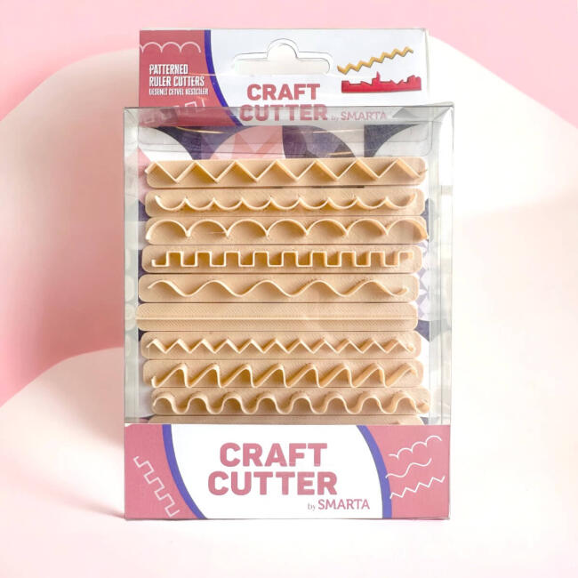 Smarta Craft Cutter - Patterned Ruler Cutters / Desenli Cetvel Kesiciler 