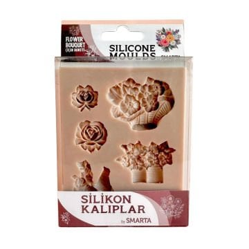 Smarta Silikon Kalıp - Çiçek Buketi 