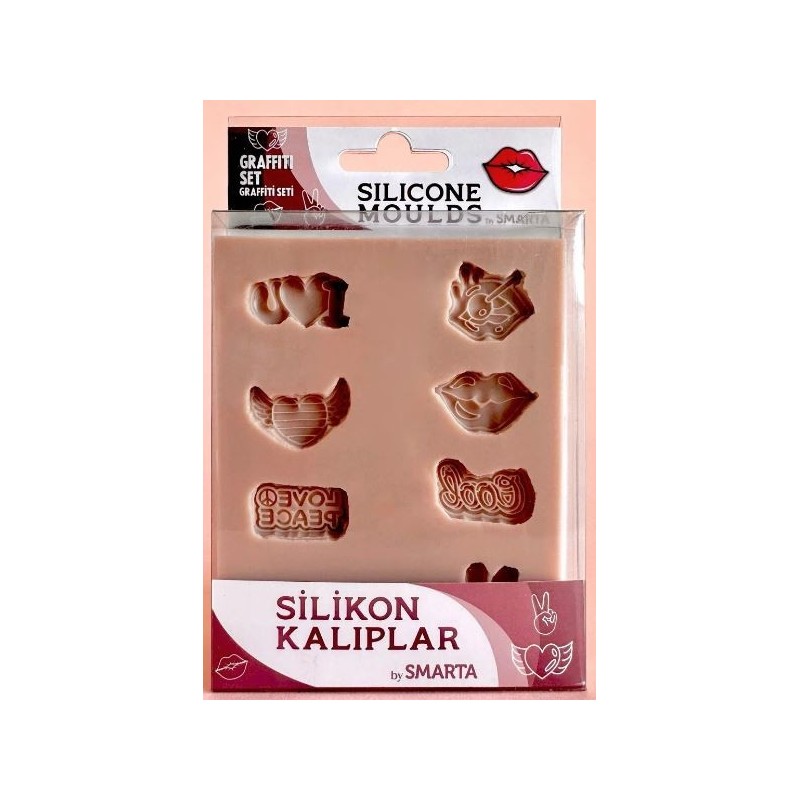 Smarta Silikon Kalıp -  Graffiti