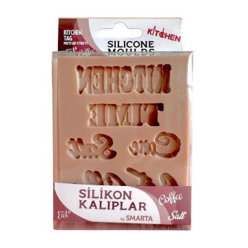 Smarta Silikon Kalıp - Mutfak Etiketi