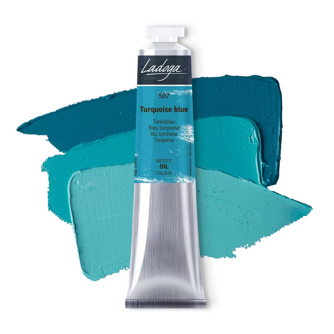 St. Petersburg Ladoga Yağlı Boya 46 ml 1204507 Turquoise Blue