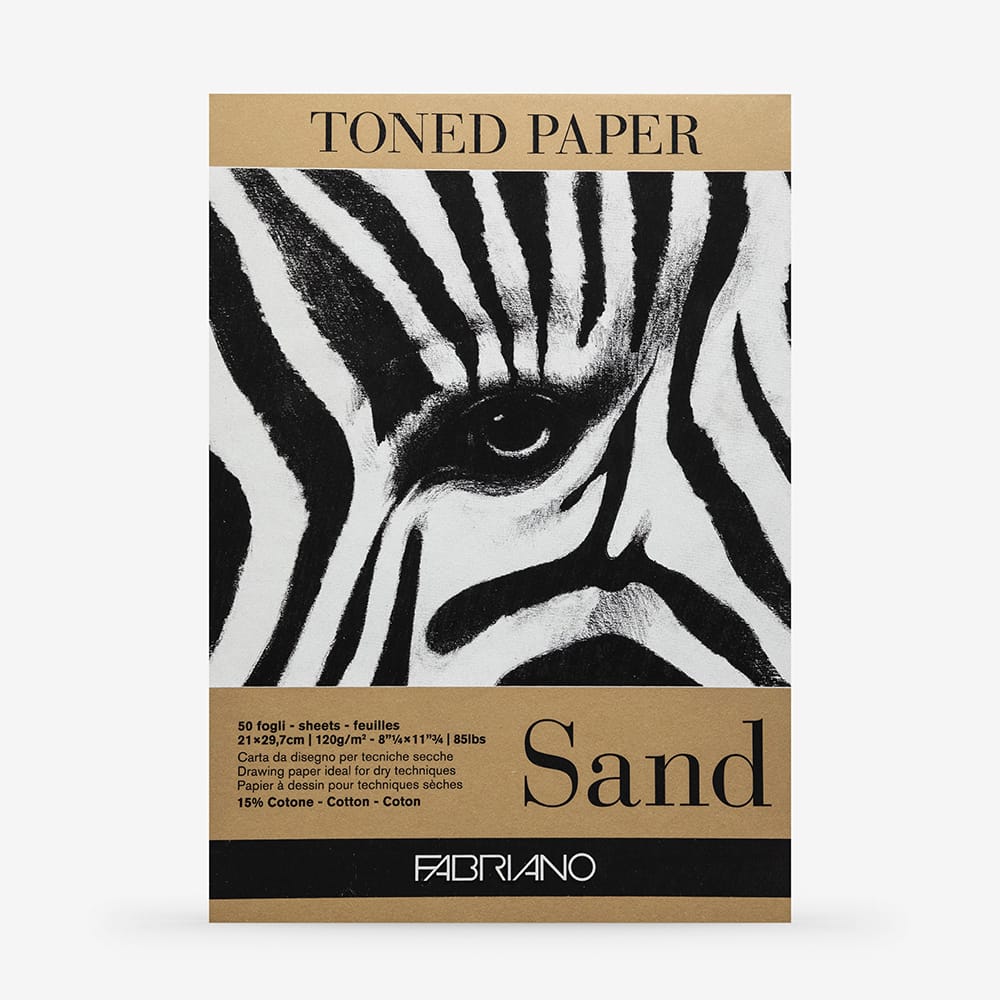 TONED PAPER A4 - 120 GR - KUM - SAND - BLOK/50 YP.