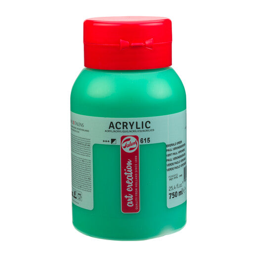Talens Art Creation Akrilik Boya 750 ml Emerald Green 615