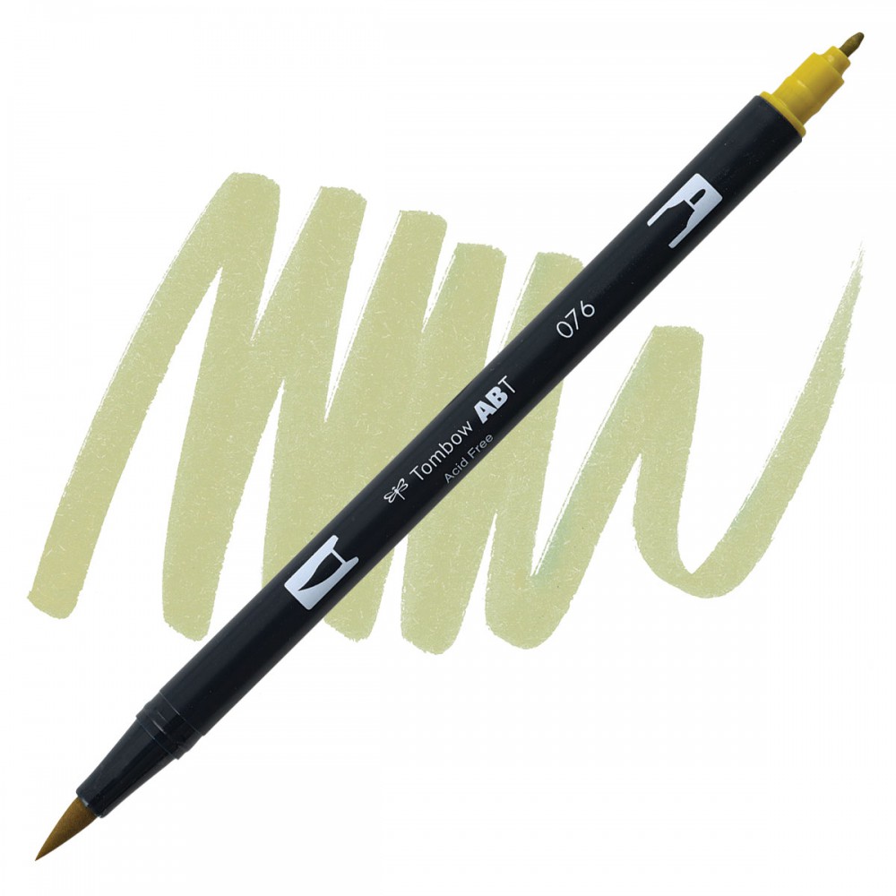 Tombow Ab-t Grafik Kalemi Green Ochre 076
