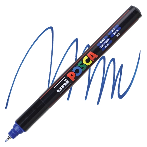 Uni Posca 1mr 0.7 Su Bazlı Poster Markörü Mavi Uni Posca 1mr 0.7 Su Bazlı Poster Markörü Mavi