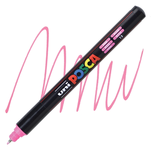Uni Posca 1mr 0.7 Su Bazlı Poster Markörü Pembe