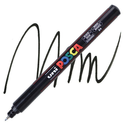 Uni Posca 1mr 0.7 Su Bazlı Poster Markörü Siyah