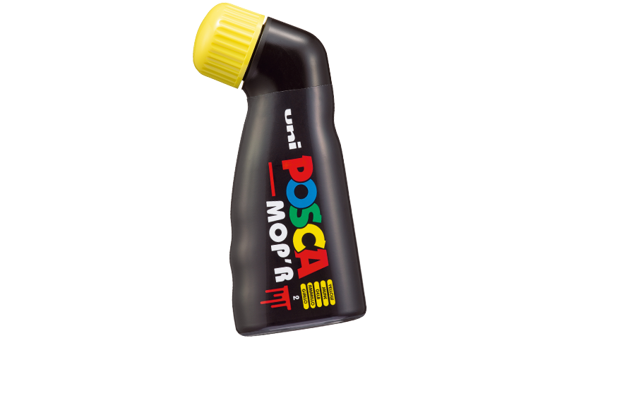 Uni POSCA MOP'R 3.0-19.0 Su Bazlı Mop Markörü Sarı