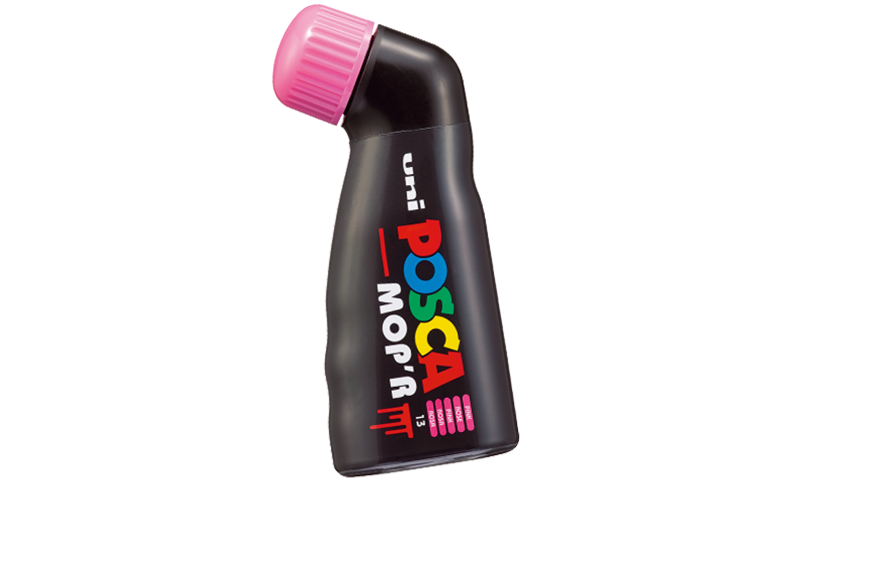 Uni POSCA MOP'R 3.0-19.0 SuBazlı Mop Markörü Pembe